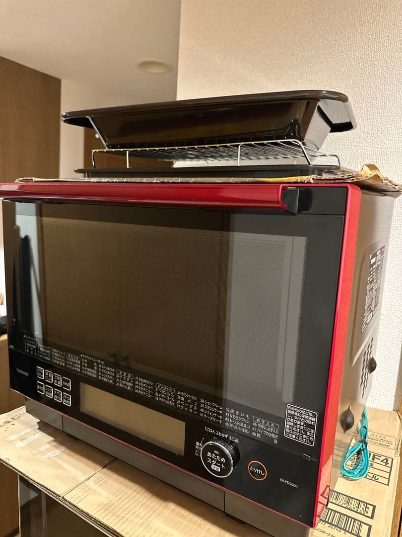 東芝過熱水蒸気石窯オーブンレンジ 　　　ER-PD5000(R)