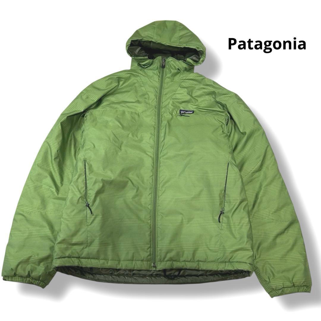 Patagonia マイクロパフフーディ レアカラー グリーン M