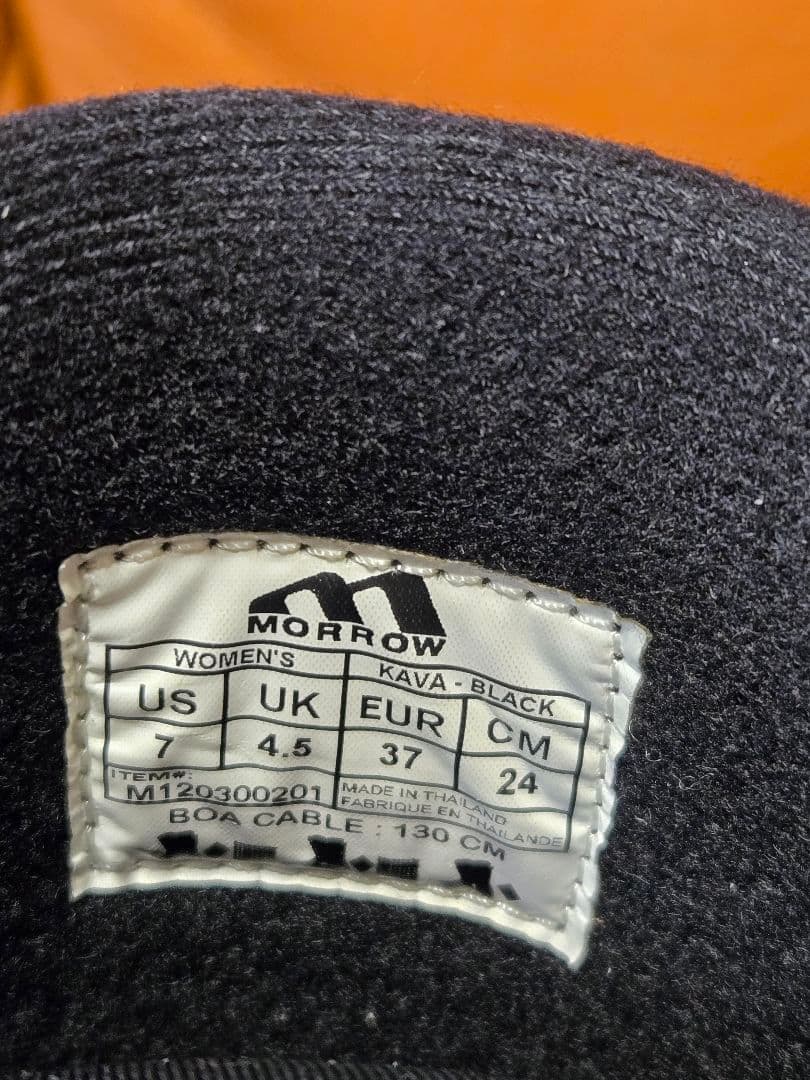 【美品】MORROW　boa　レディーススノーボードブーツ　24cm