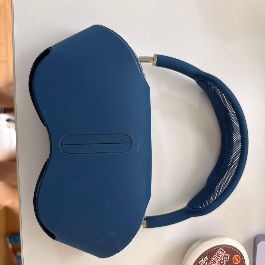 ネイビー ワイヤレスヘッドフォン 本体airpodspromax