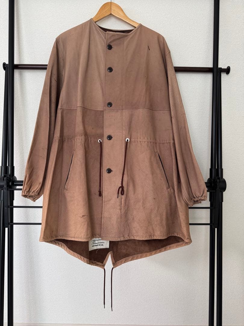 Varde77 店舗限定ダメージレザーコート