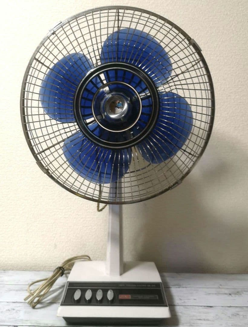 【動作確認済】レトロ 東芝 扇風機 DF-30W 昭和 スカイブルー
