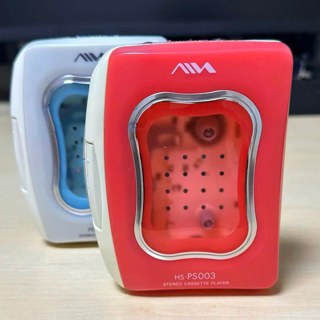【極美DE修復品】SONY-AIWAカセット プレーヤー　HS-PS003