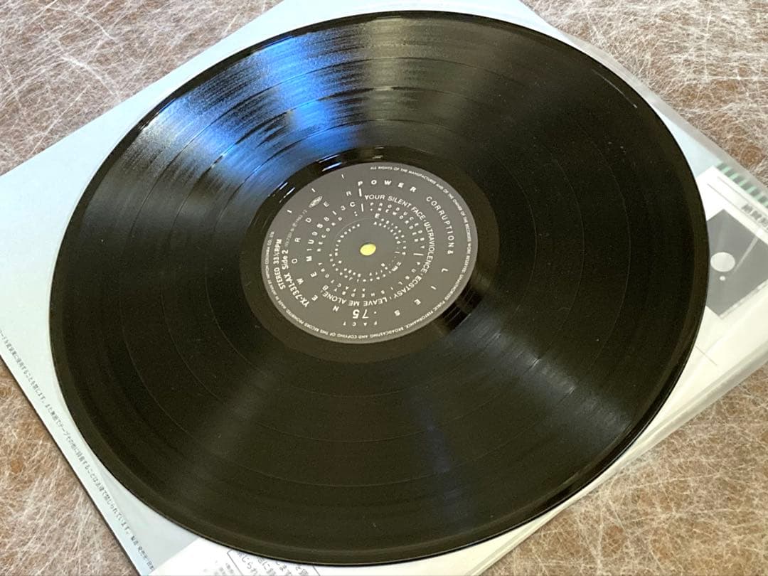 NEW ORDER / 権力の美学【帯付 日本コロムビア盤】ニューオーダー