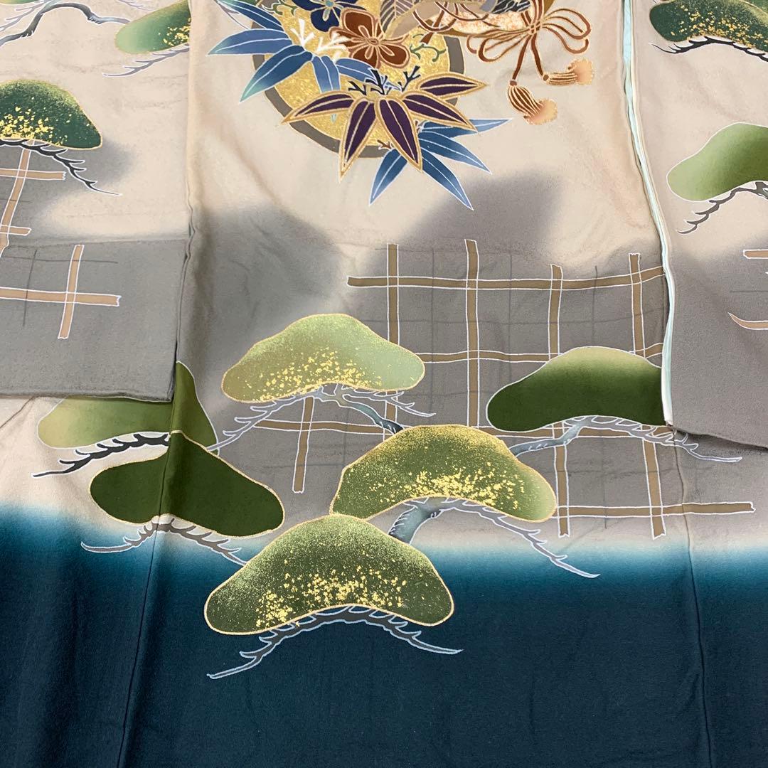 CHIKO 最高級品絹（表地裏地下着共）　産着祝着京友禅、本金、豪華手描き