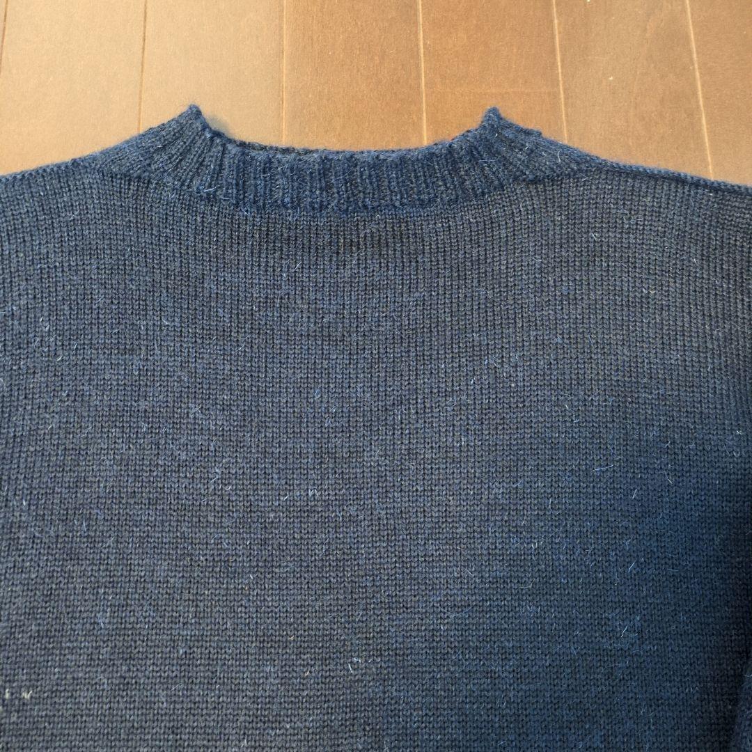 40 Le Tricoteur ル トリコチュール ウールガンジーセーター