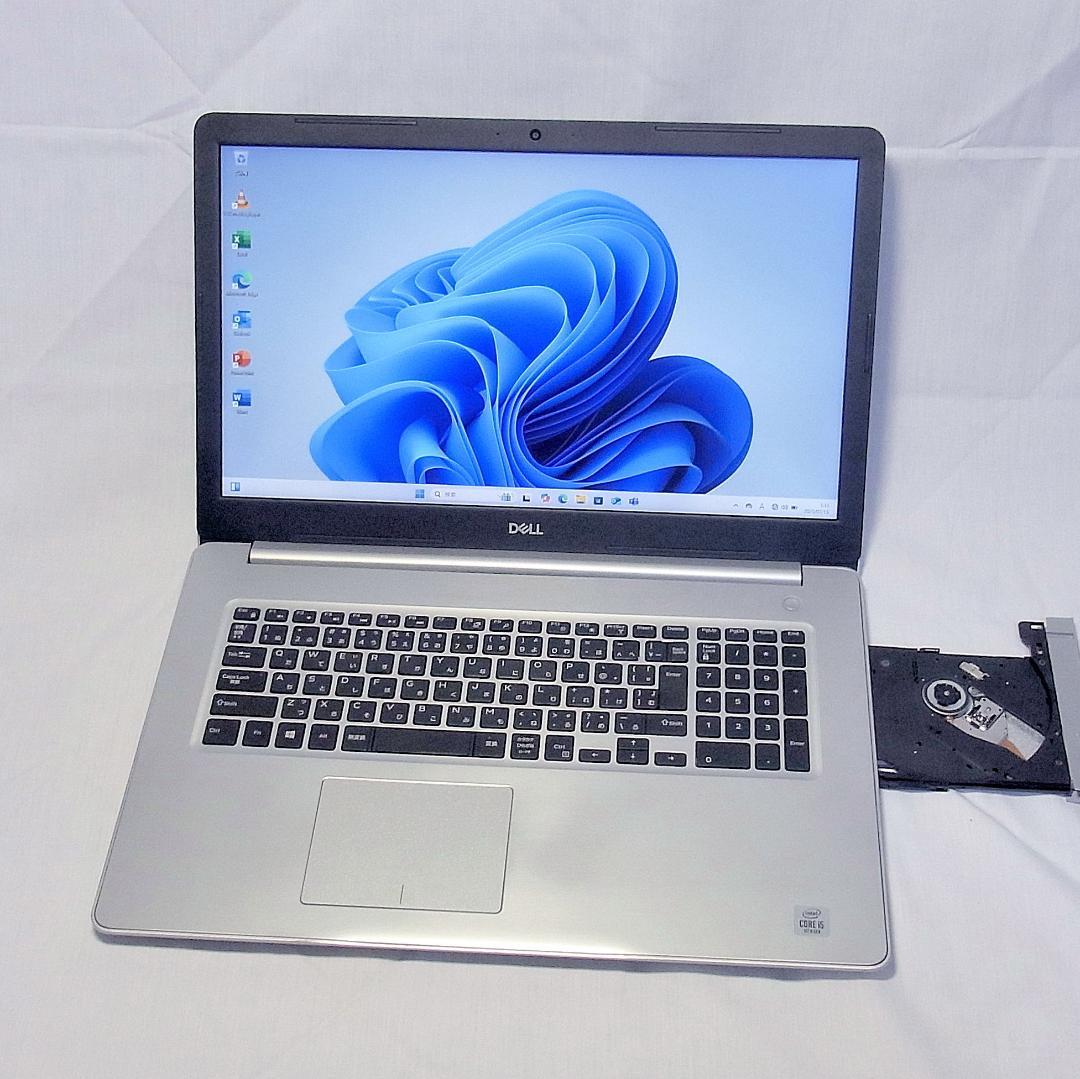 【メモリ価格が4～5倍に高騰！】17型デルノートPC／メモリ16GB／第10世代