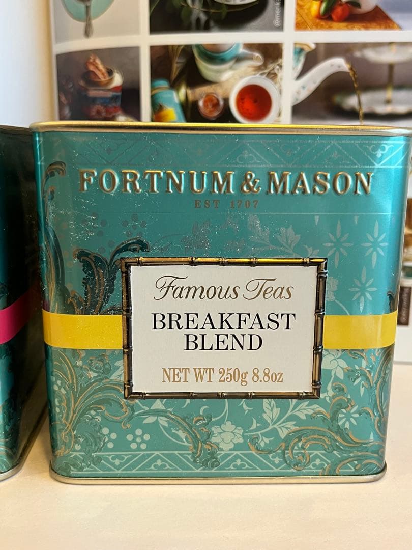 フォートナム＆メイソン250ｇ缶「アフタヌーン・ブレンド」＆「ブレックファスト