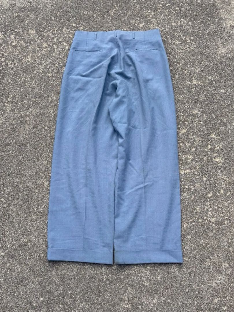 あ*様 50s レーヨン スラックス 絣 カスリ