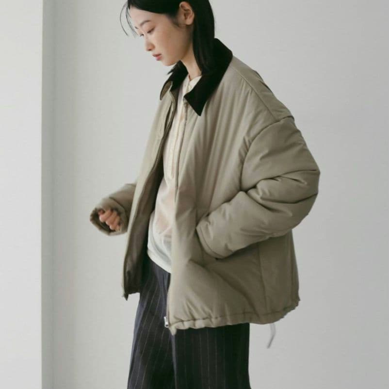 ジャケット・アウター anuke Velour Collar Blouzon