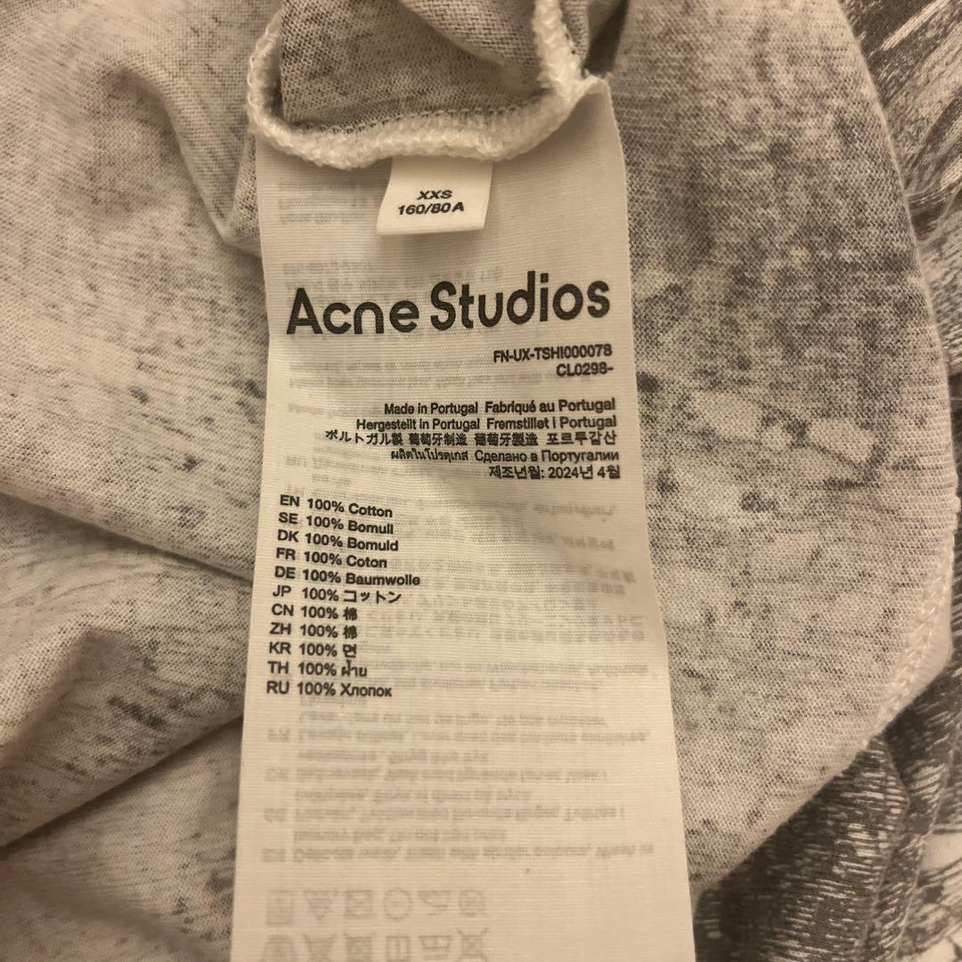 Acne Studio 25SS プラスタープリントTシャツXXS