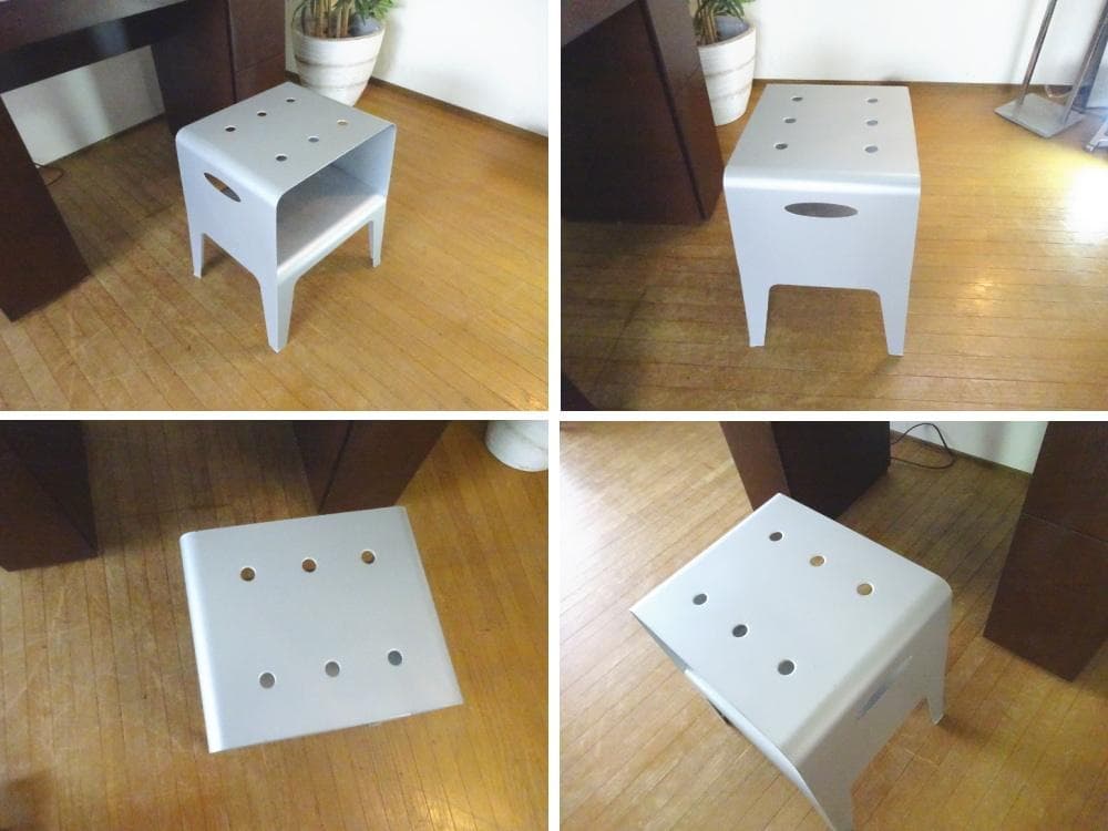 カッシーナ「MAKE UP/メイクアップ」ドレッサー・三面鏡　スツール付き　美品