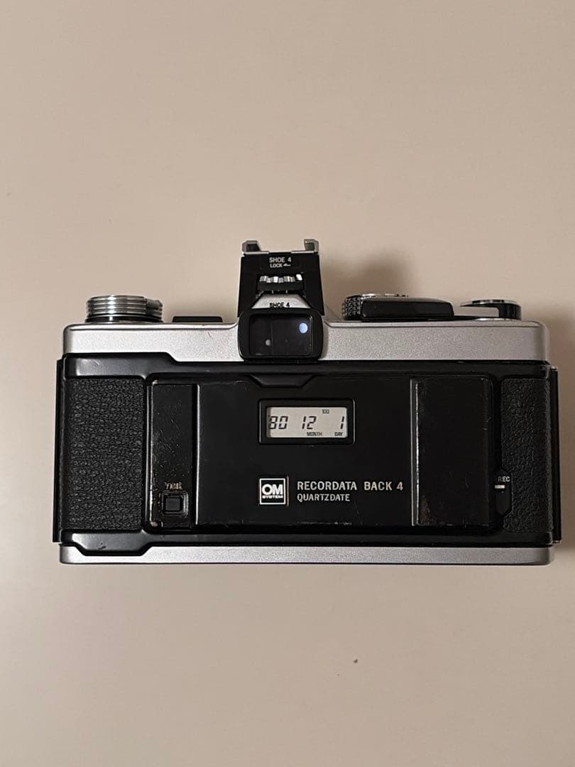 希少 olympus om-1n 実動 データパック付き おまけレンズ付き