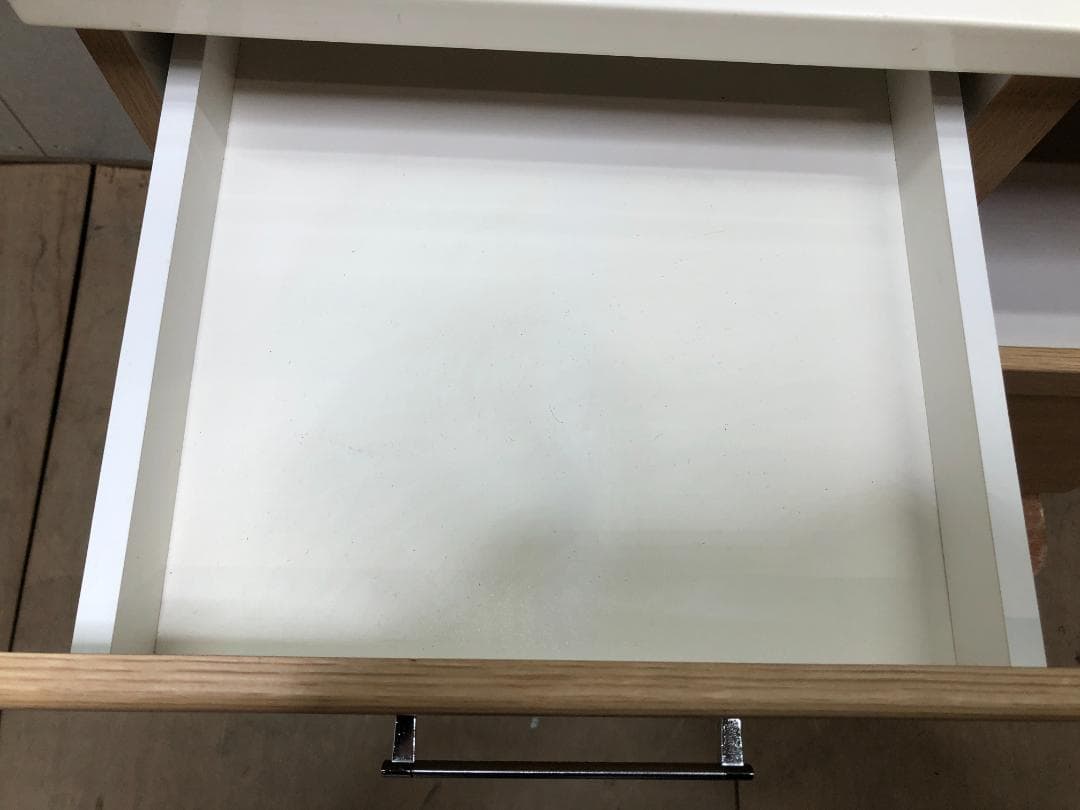 ニトリ 食器棚 RIPE-90KBS キッチン・レンジボード　250329-1