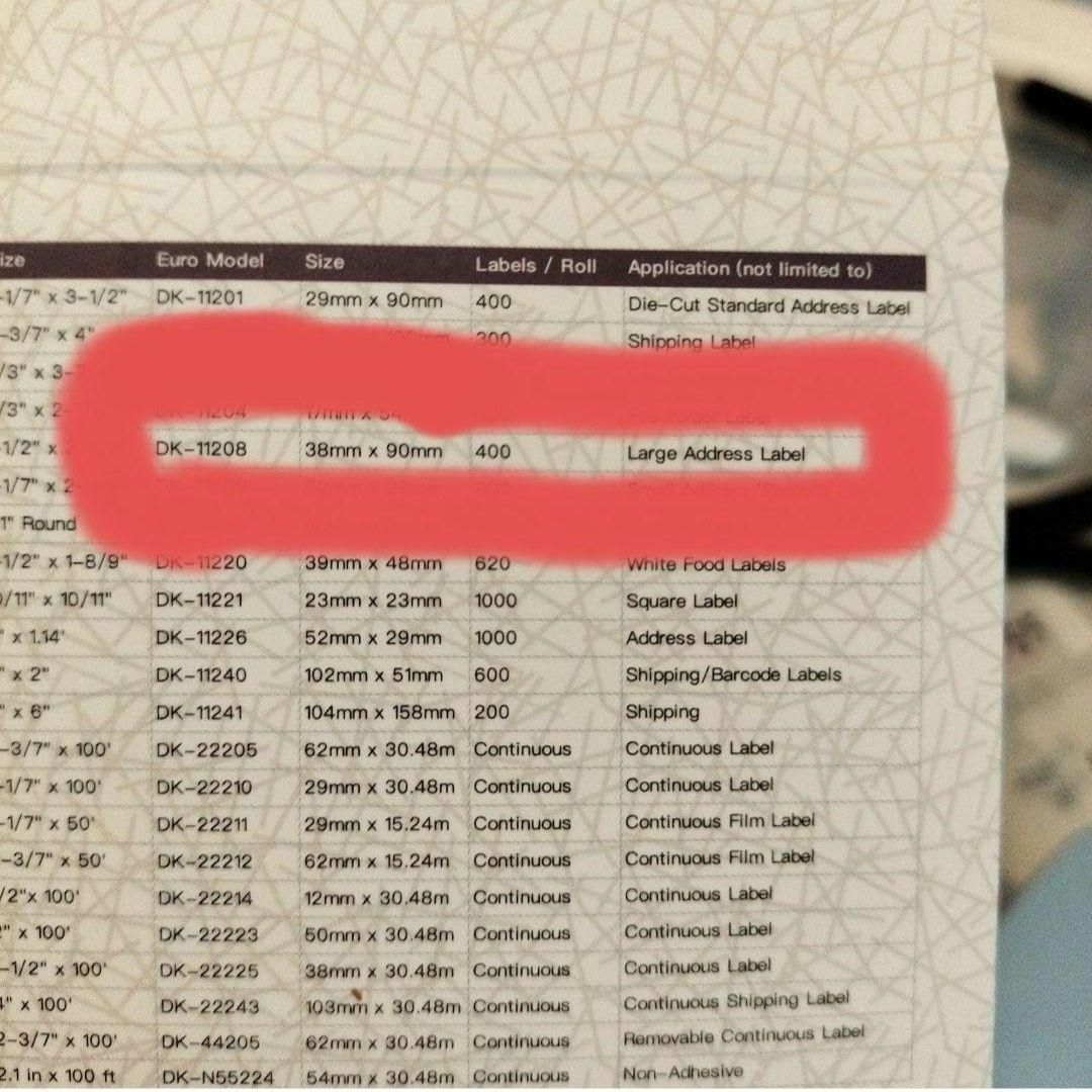 新商品⭐ラベルシール BETCKEY DK-11208