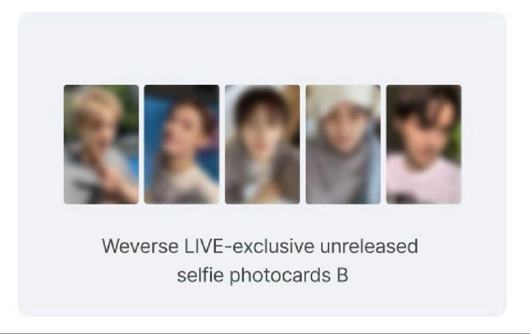 CORTIS Weverse Live B ver. ソンヒョン トレカ