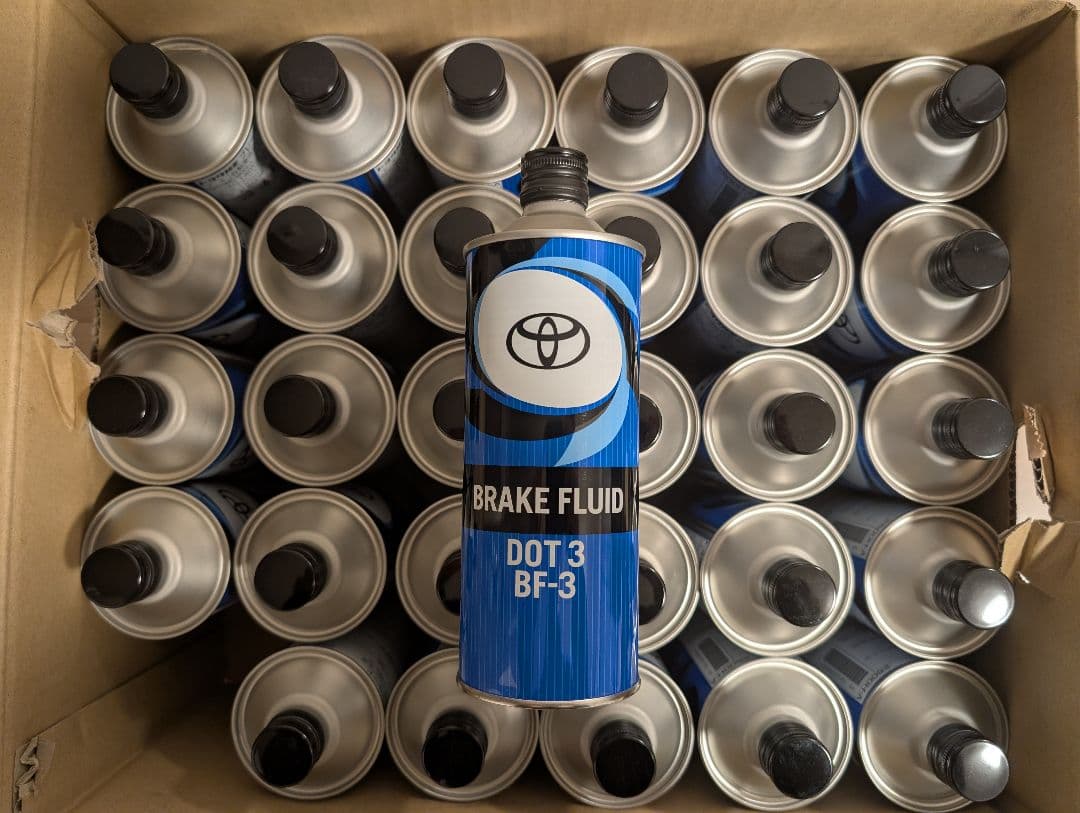 トヨタ ブレーキフルード DOT 3 0.5L 30個セット