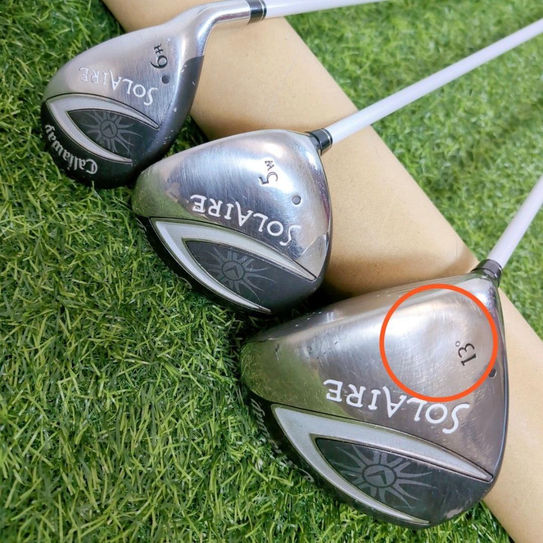 ※バッグなし キャロウェイ Solaire ソレイル レディースゴルフセット