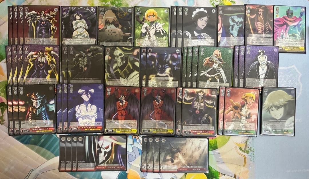 ヴァイスシュヴァルツ　オーバーロード8扉デッキ+電源、扉デッキパーツ