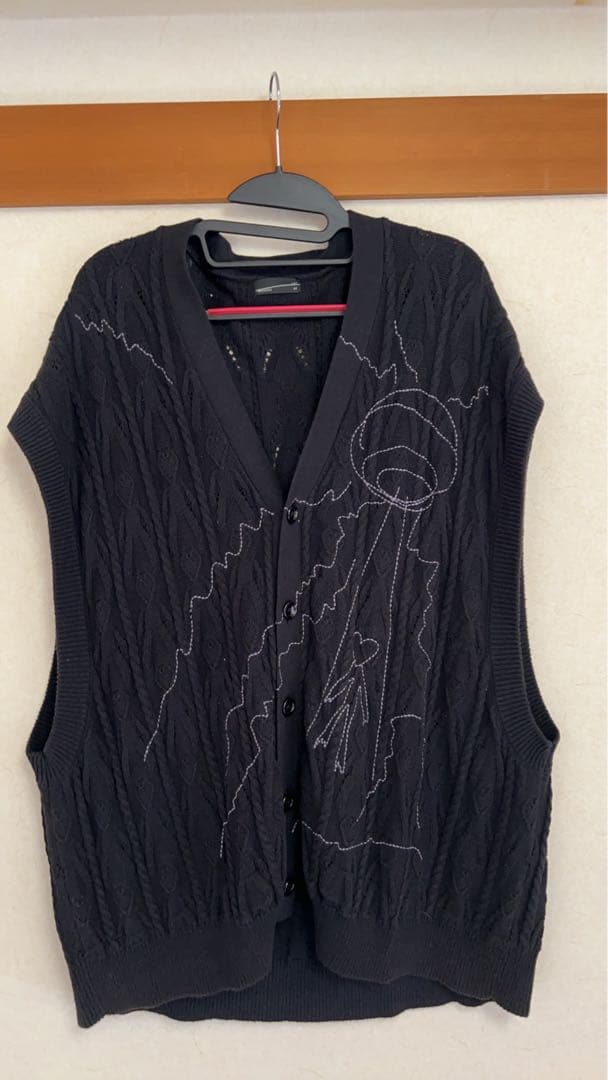 LAD MUSICIAN ブラックニットベスト 44