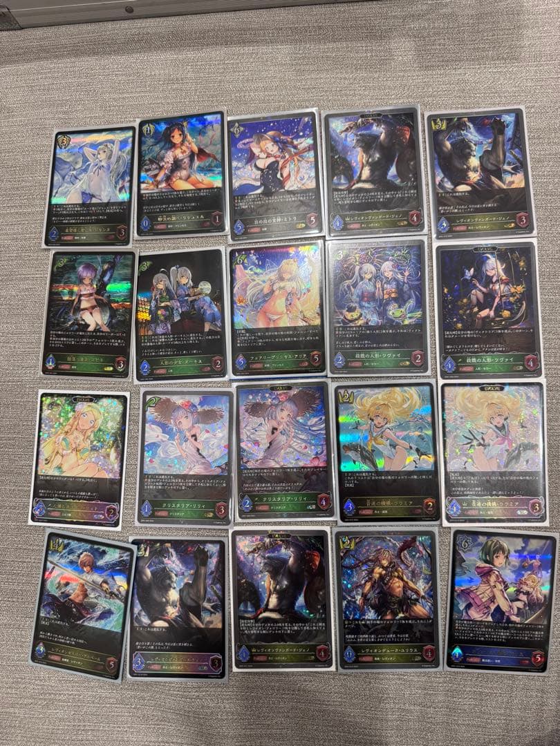 シャドウバース エボルヴ トレーディング水着カードセット