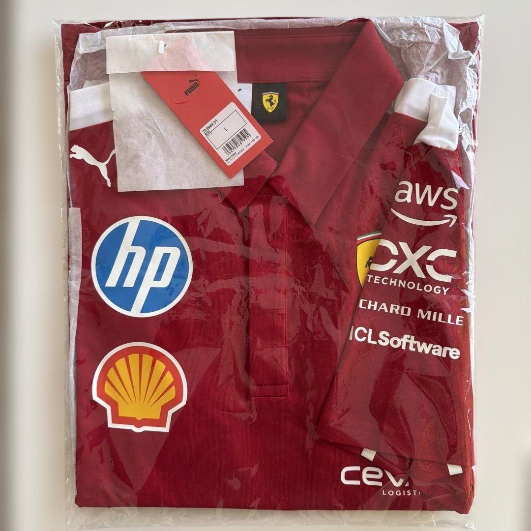 F1 フェラーリ チーム 半袖 ポロシャツ