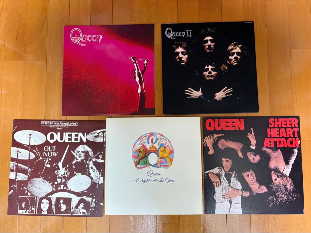 こ*う様 QUEEN アルバム4点+おまけ1枚