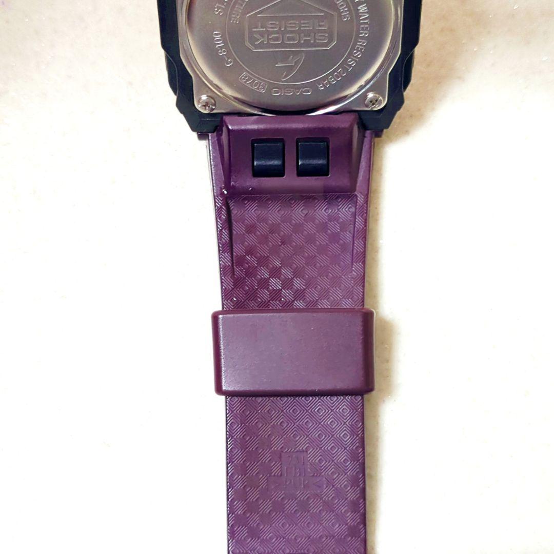 希少 レア Gショック スクエア G-8100 紫 パープル