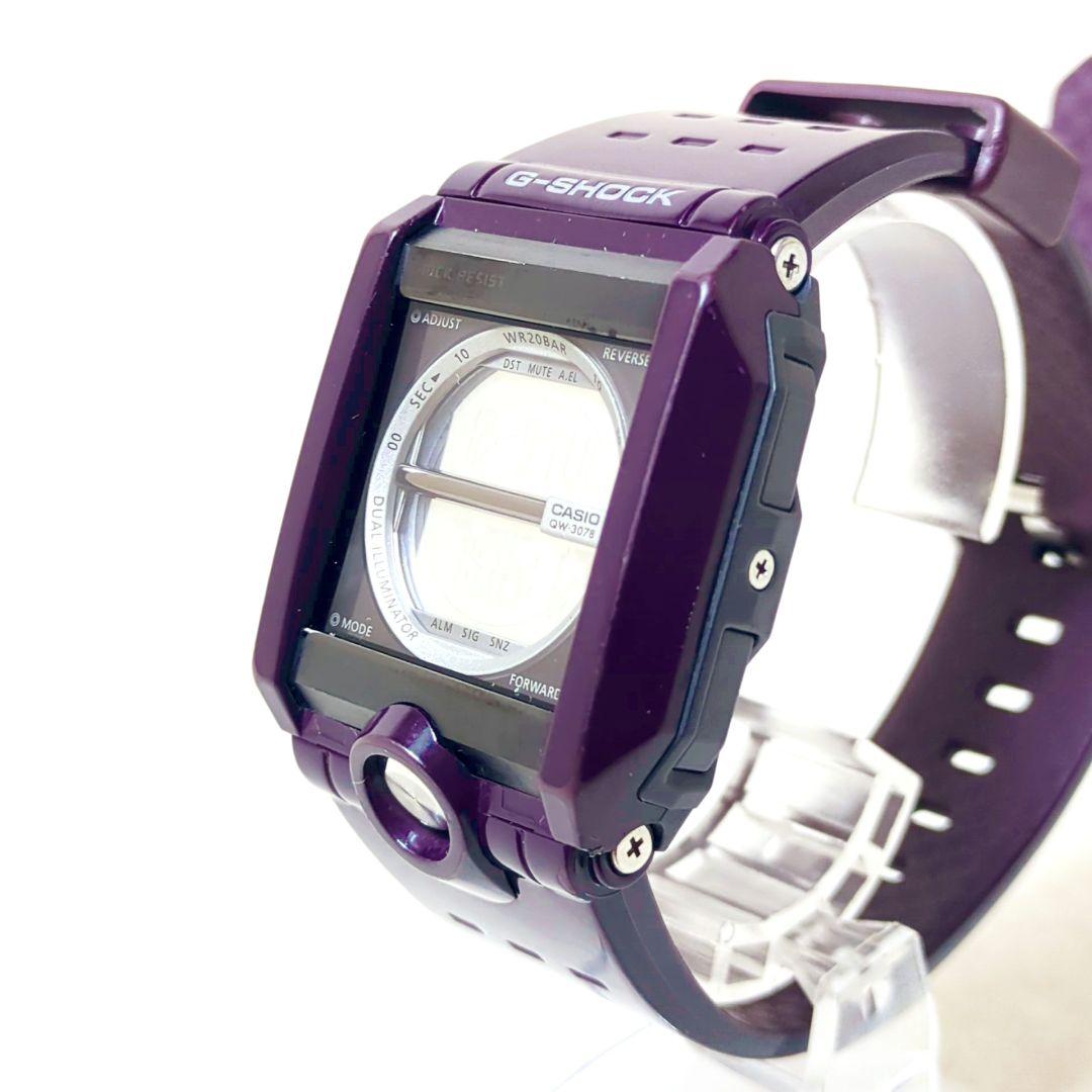 希少 レア Gショック スクエア G-8100 紫 パープル