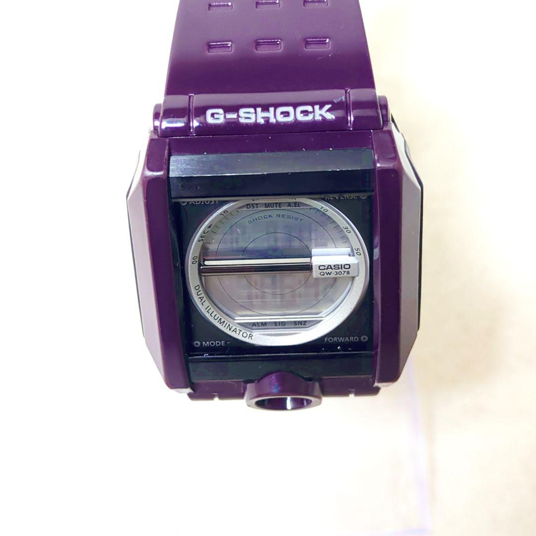 希少 レア Gショック スクエア G-8100 紫 パープル