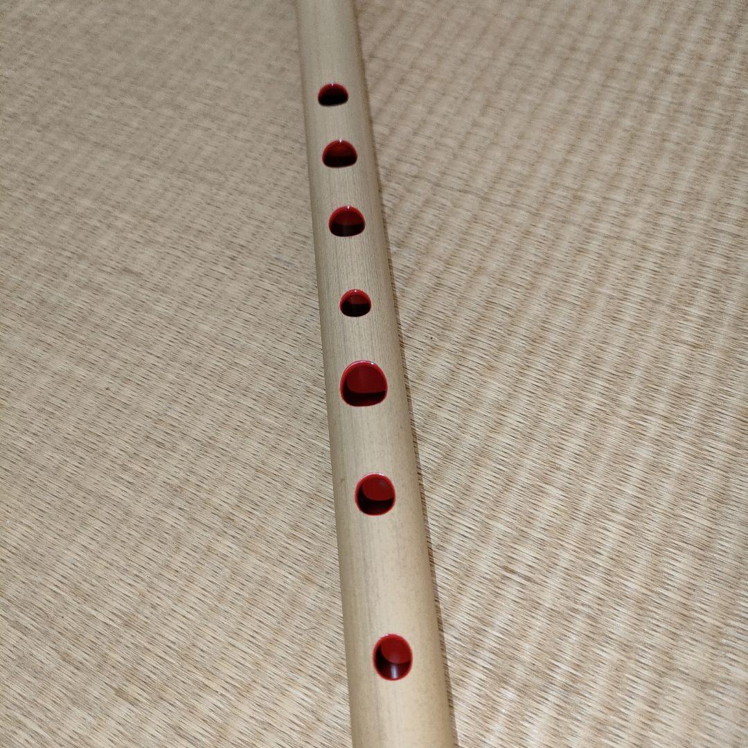 【匿名配送】篠笛　楽遂　ドレミ調　八笨調子 (C調) 姿仕上げ　笛袋　こはぜ付き