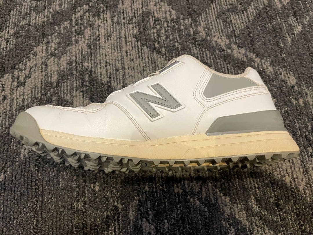 ニューバランス　ゴルフシューズ　574 ホワイト