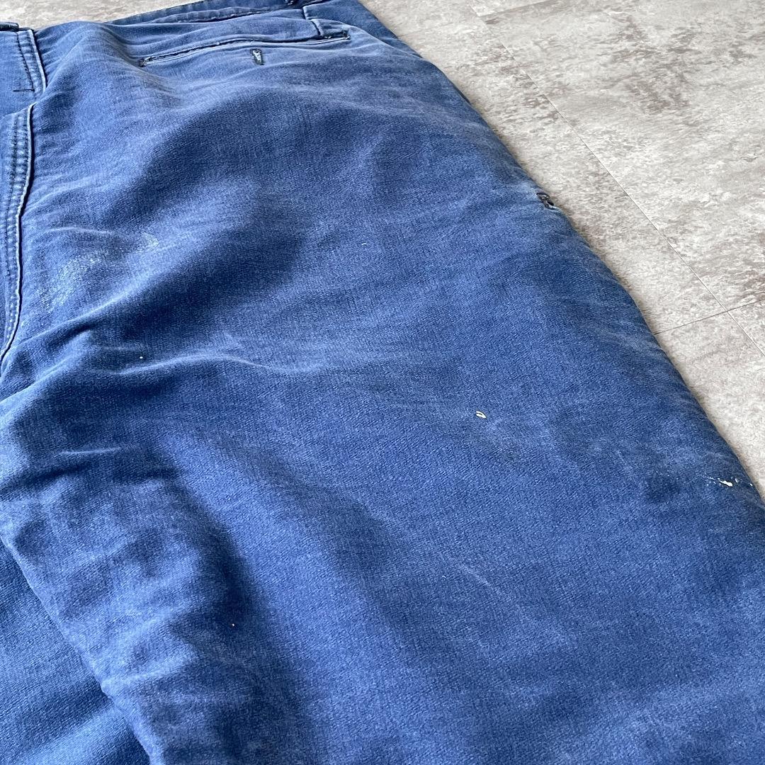 60s- Dubure&Deverchere モールスキン フレンチワークパンツ