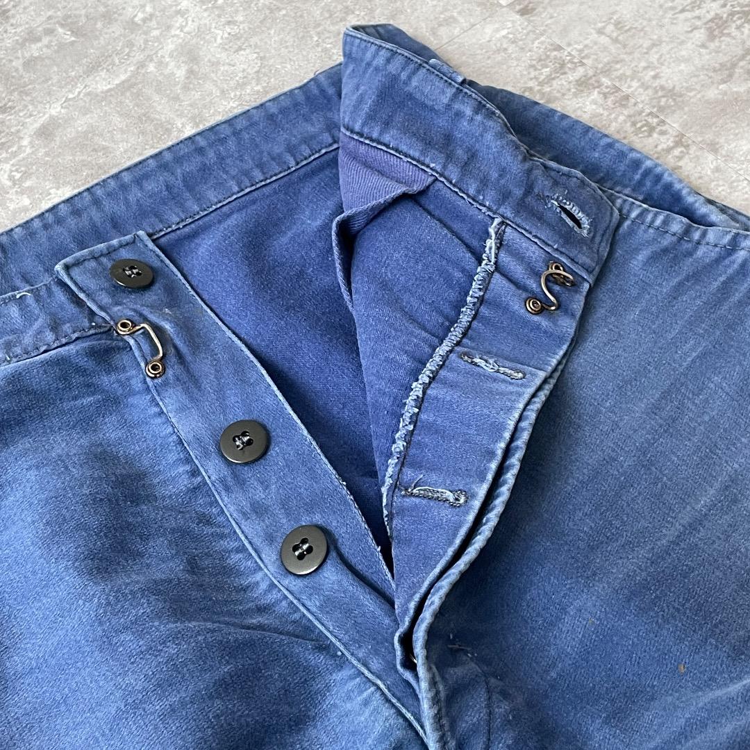 60s- Dubure&Deverchere モールスキン フレンチワークパンツ