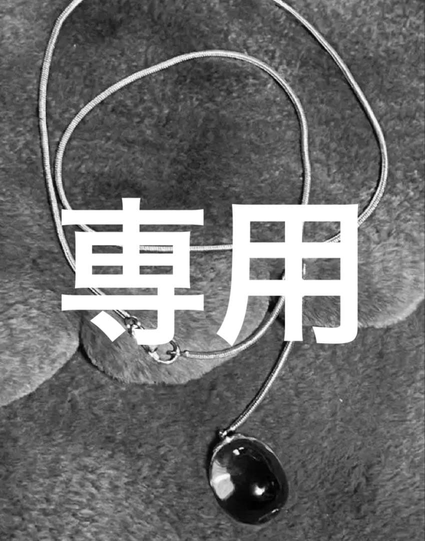 専用・タンタシオン・ペールバイオレット☆シルバーチェーン ネックレス