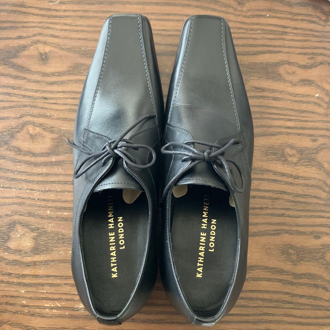 KATHARINE HAMNETT LONDON ドレスシューズ ブラック　新品