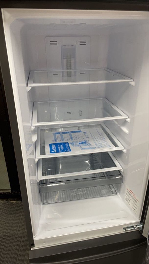 おしゃれ★ 三菱電機 冷蔵庫 168L 2ドア MR-P17J-H 2024年