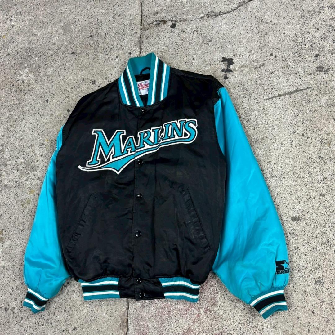 ジャケット・アウター 90s STARTER MLB Florida Miami Marlins