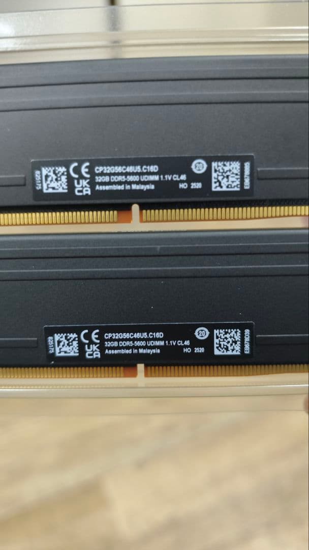 メモリー Crucial DDR5 64GB (2x32GB) 5600MHz Pro