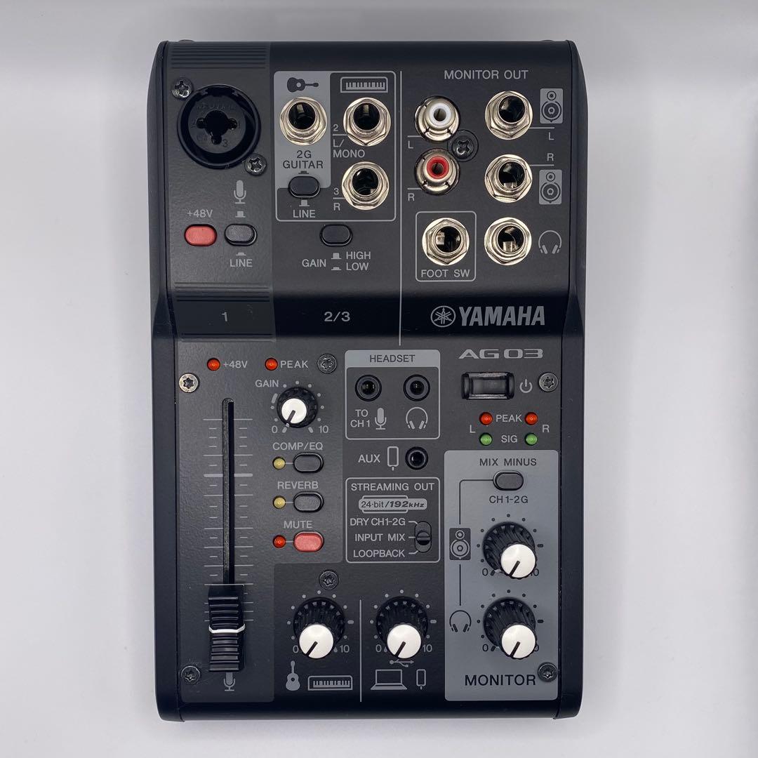 【美品】YAMAHA AG03 MK2 オーディオインターフェイス