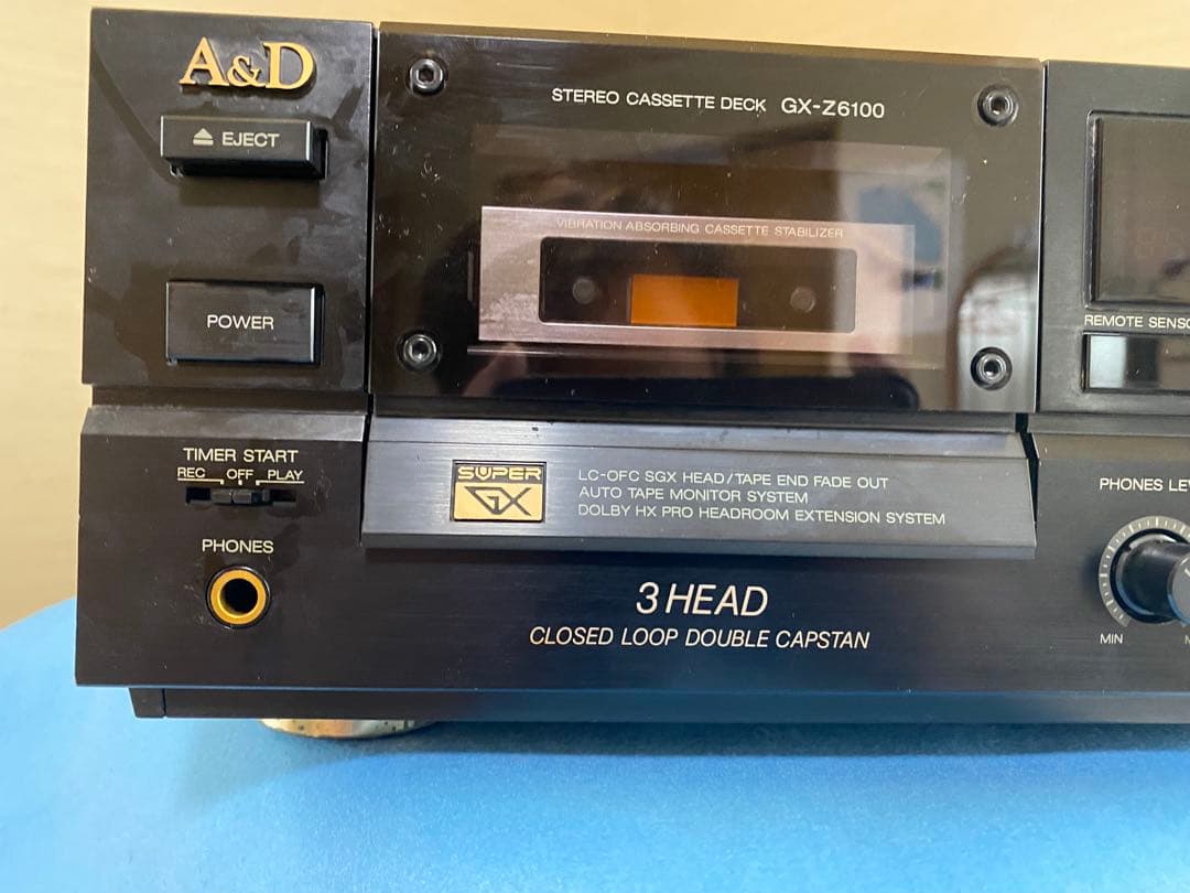 A&D GX-Z6100 カセットデッキ