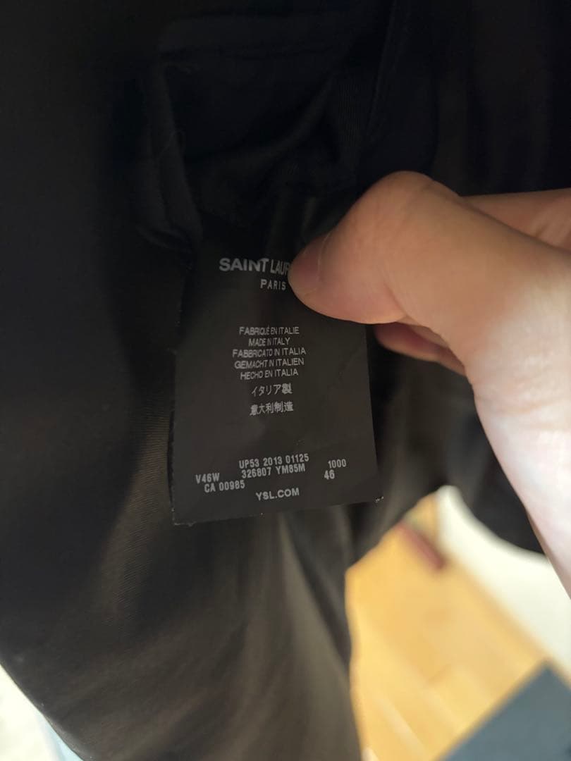 サンローラン13AW エディ期 スモーキングジャケット 46 コレクション品