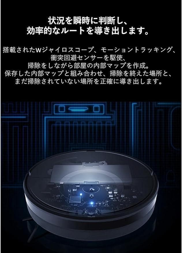 Roborock ロボット掃除機 本体 ブラック
