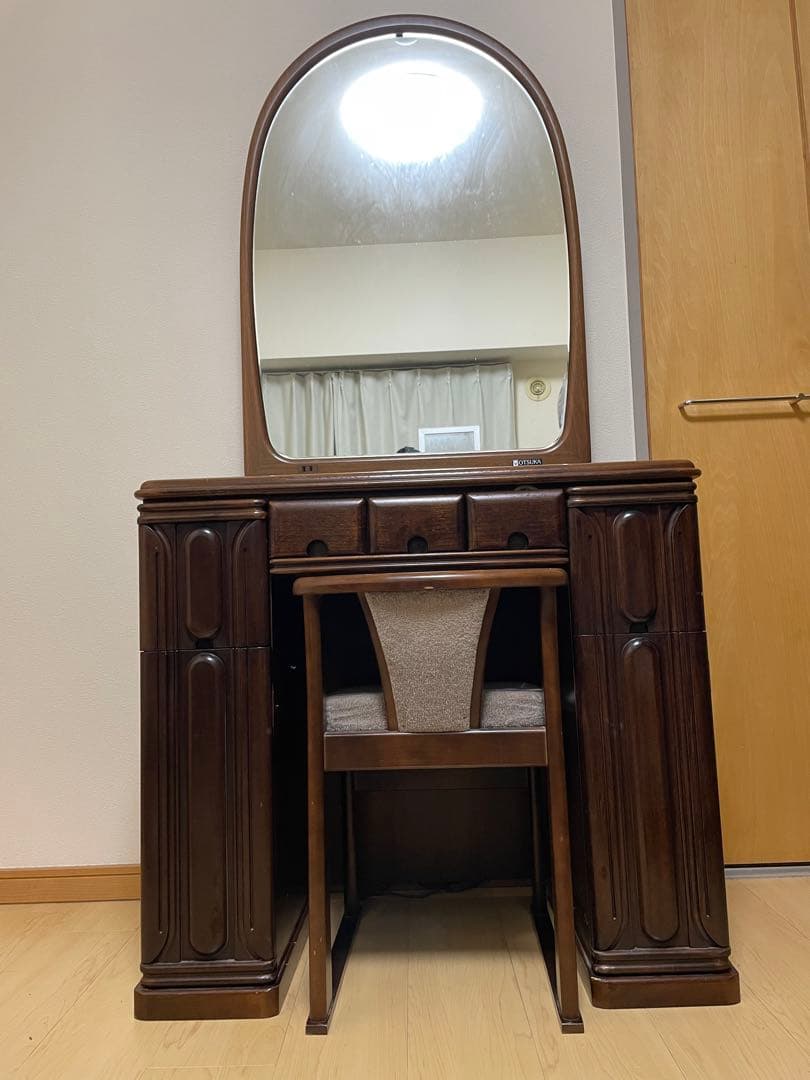 OTSUKA大塚家具 ドレッサー 鏡台 送料込 アンティーク