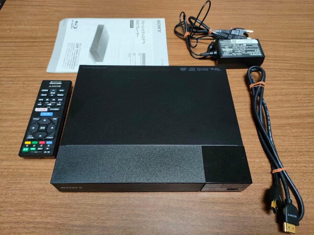SONY Blu-ray&DVDプレイヤー　BDP-S1500 2022年製