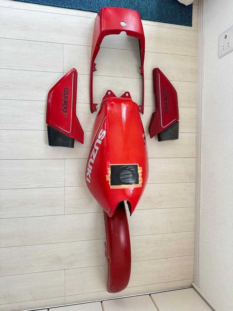 GSX400F 外装一式　当時物　塗り替え無し