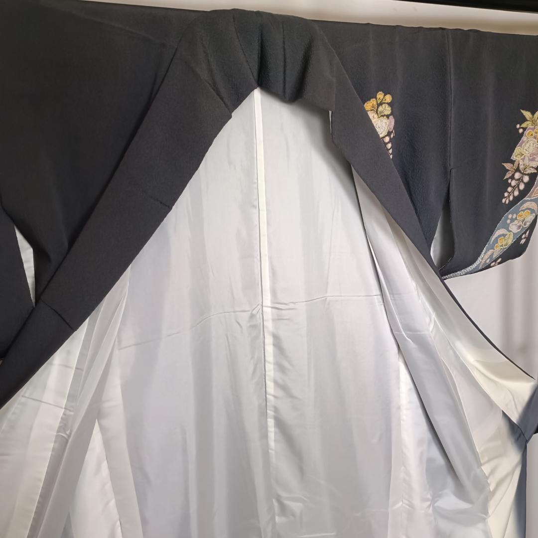 ◆2209◆訪問着　翠山工房 　身丈：163　袷　落款 辻が花　和装着物