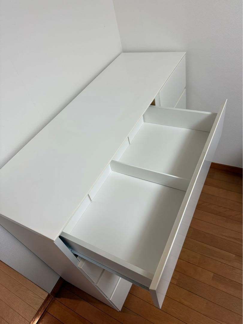 【あと2日！】ニトリ／ホワイト4段チェスト シンプル