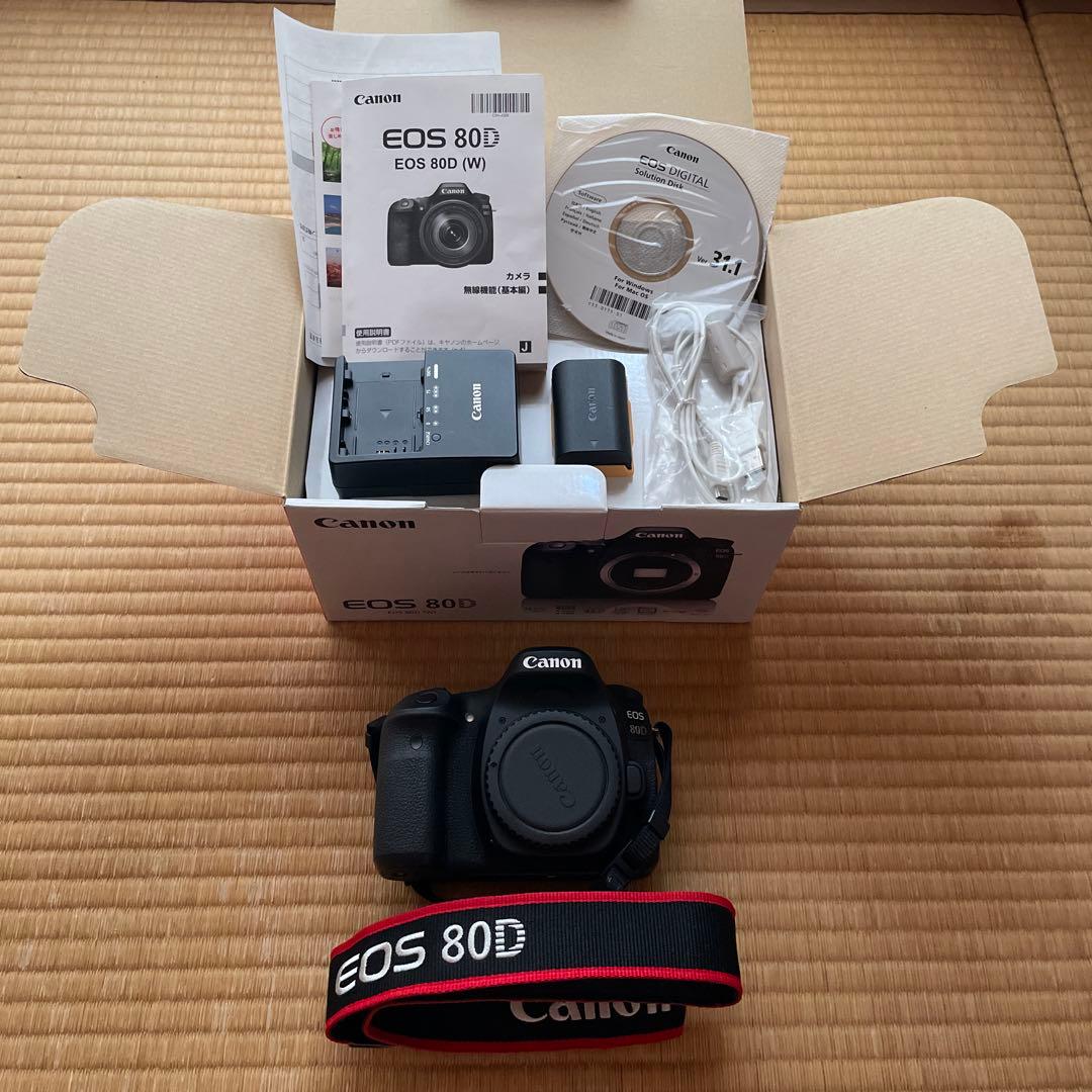 キャノン Canon EOS 80D ボディ+ リモコン RC-6