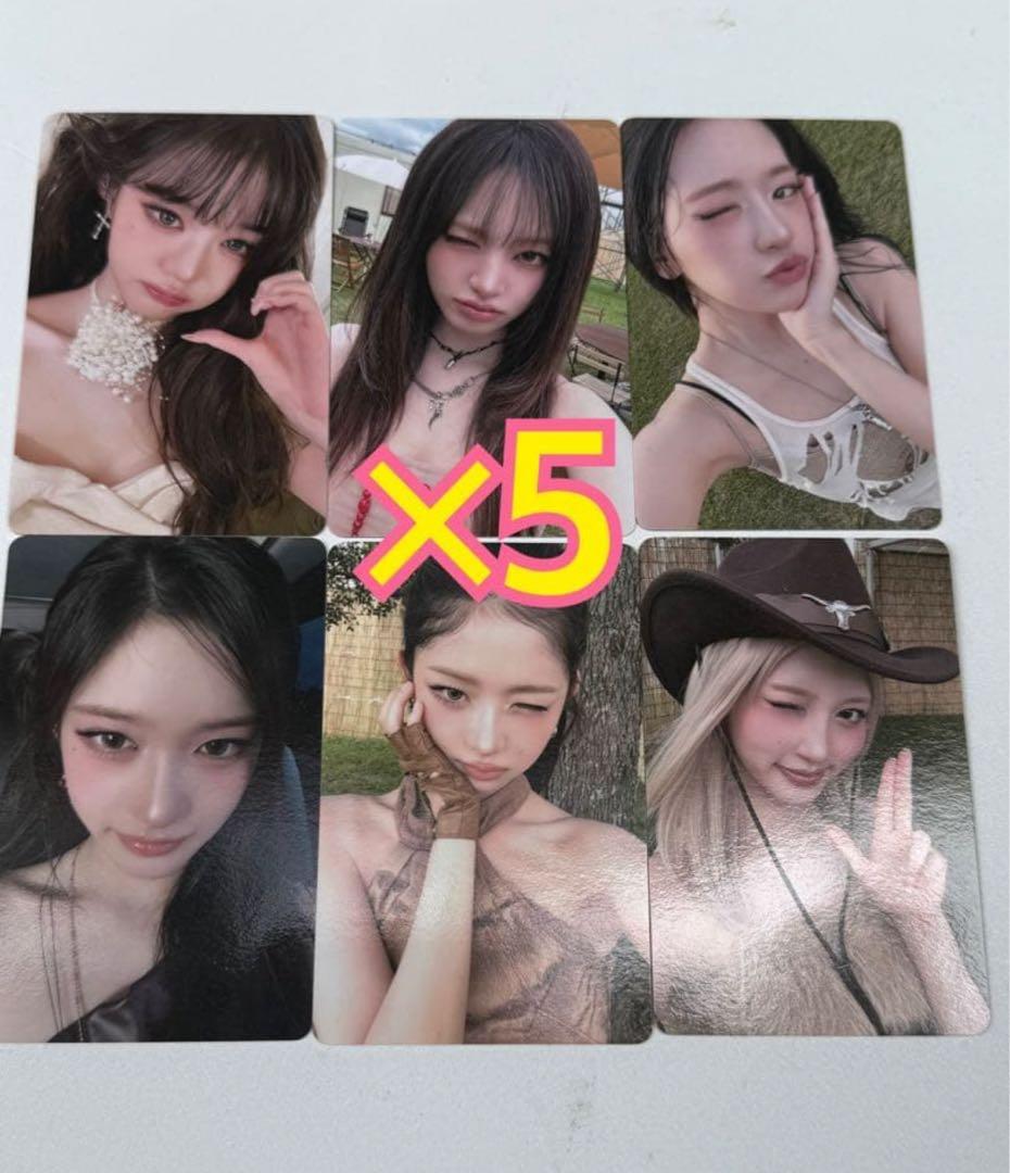 IVE SECRET 東京 10/12 会場 トレカ 6種　コンプ　×5